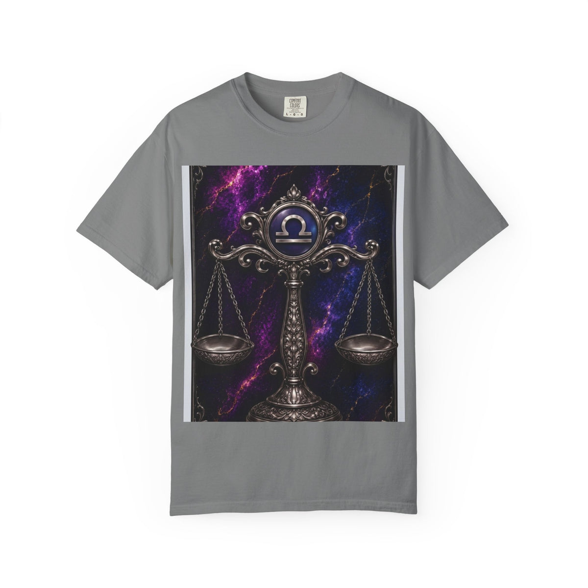 Libra Scales Zodiac T-Shirt — Astrology Graphic Tee