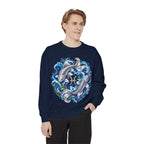 Pisces Zodiac Sweatshirt – Artistic Koi Fish Horoscope Pullover