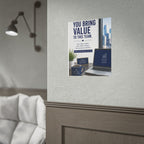Motivational Office Poster — "You Bring Value to This Team"