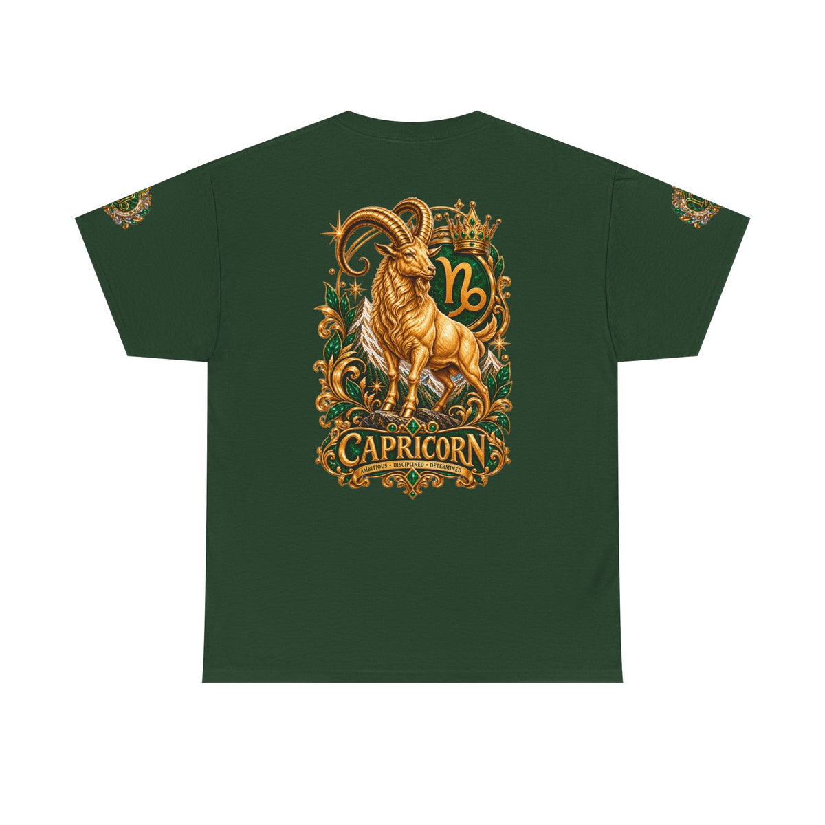 Capricorn Zodiac T-Shirt — Golden Goat Astrology Tee