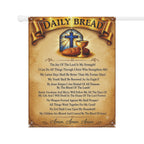 Garden Flag - "Daily Bread" Inspirational Prayer Banner