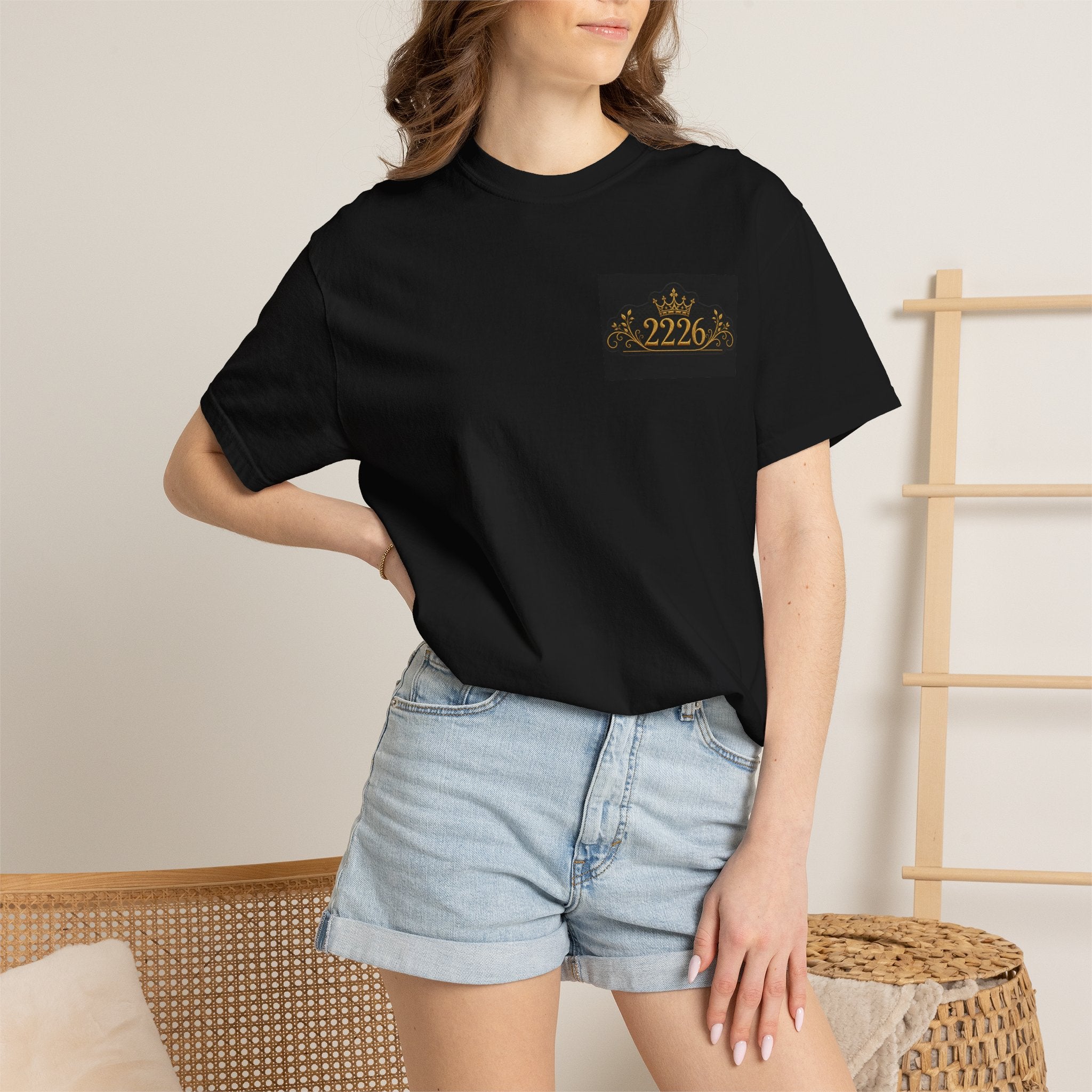 Kingdom Living T-Shirt — Lion Crown Faith Graphic Tee