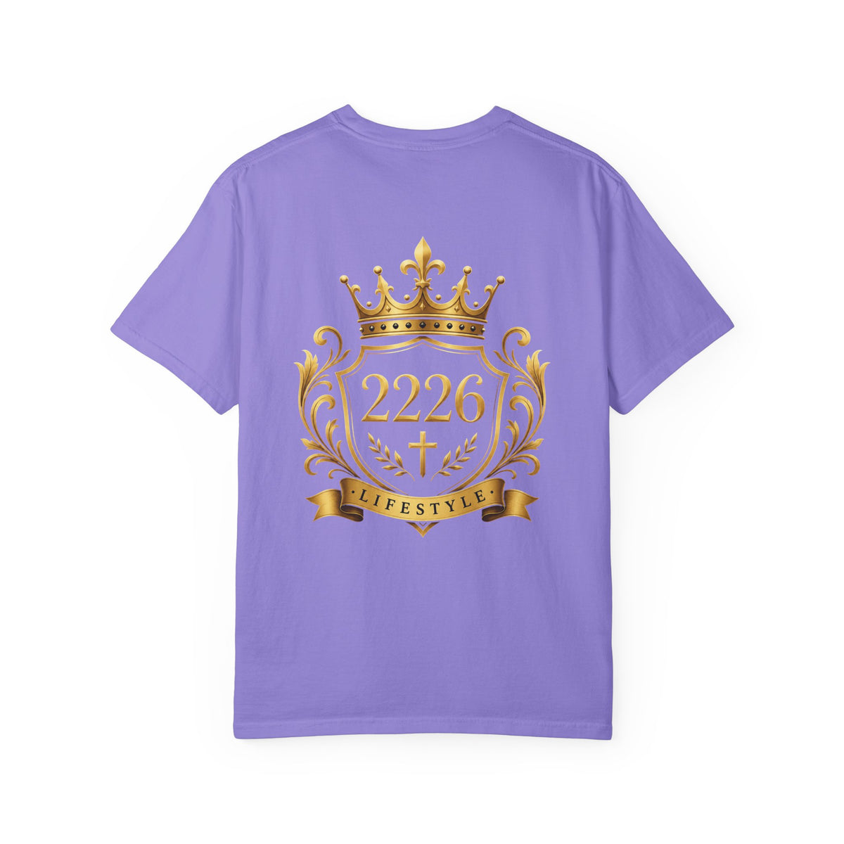 Royal Crest 2226 T-Shirt — Gold Crown Emblem Tee