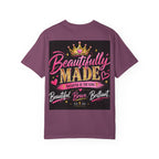 Finally Legal 21st Birthday T-Shirt — Personalized "Finally Legal" Front, "Beautifully Made" Back