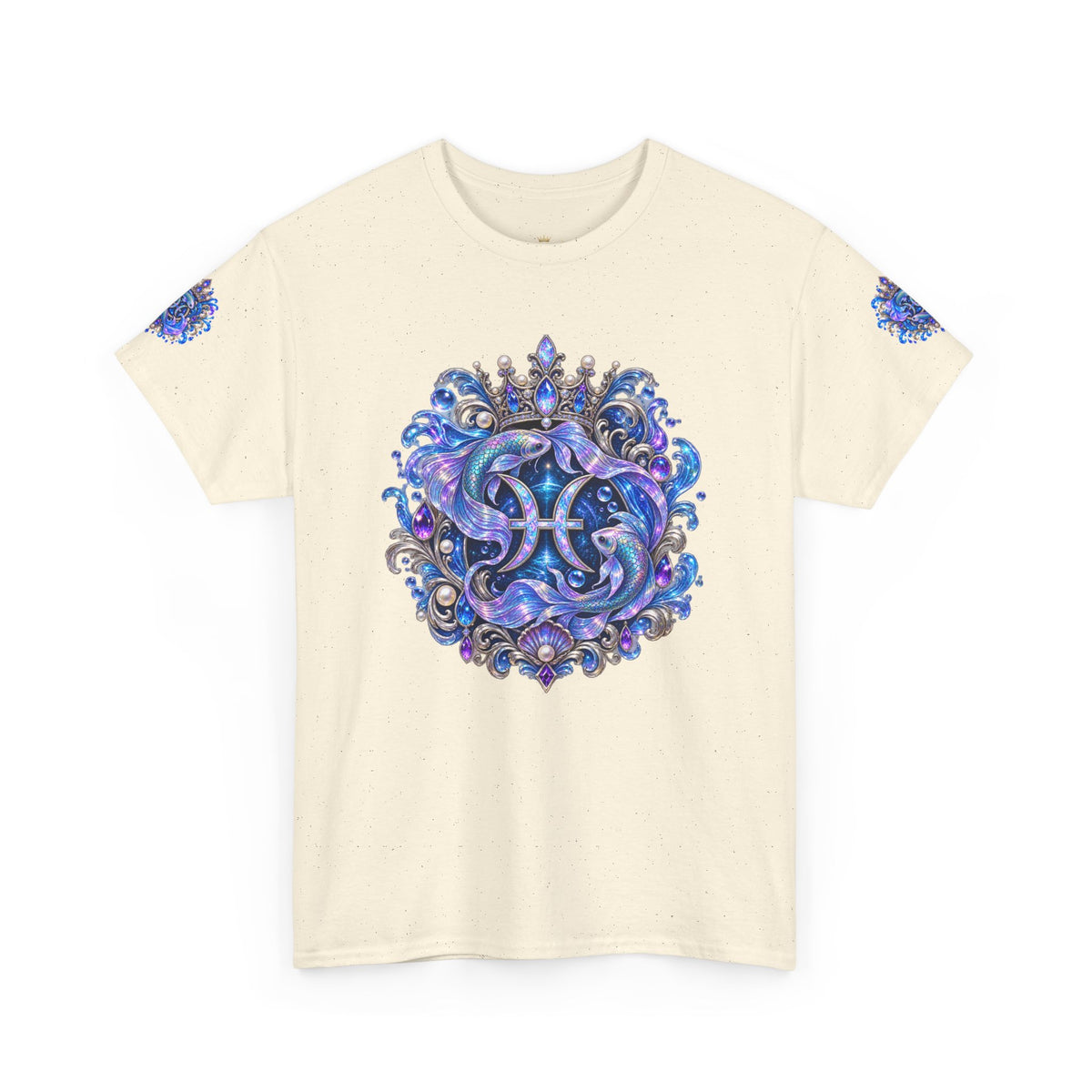Pisces Zodiac T-Shirt — Blue Ocean Shark Astrology Tee