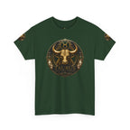 Taurus Zodiac T‑Shirt — Bull Astrology Graphic Tee (Taurus Symbol & Moon Design)