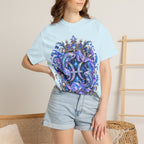 Pisces Zodiac T-Shirt — Mystical Ocean Shark Astrological Tee