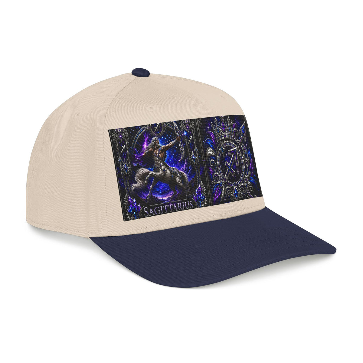 Sagittarius Zodiac Baseball Cap — Astrological Archer Mid Profile Hat