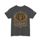 Kingdom Living Lion Tee — Regal Crowned Lion Graphic T-Shirt (Matthew 6:33)
