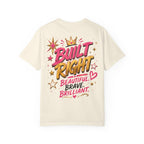 Christian Inspirational T-Shirt — "She Is Built Different / Built Right"