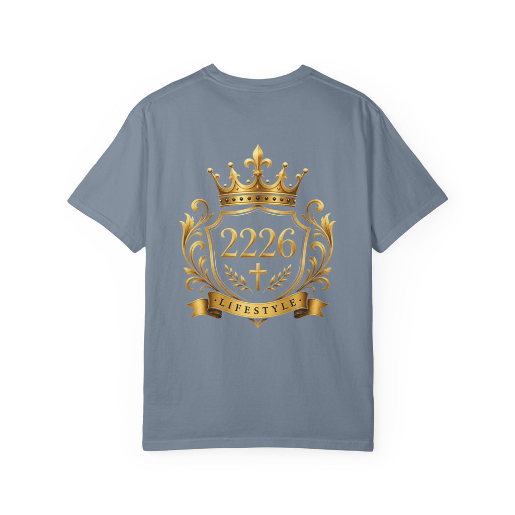 Royal Crest 2226 T-Shirt — Gold Crown Emblem Tee