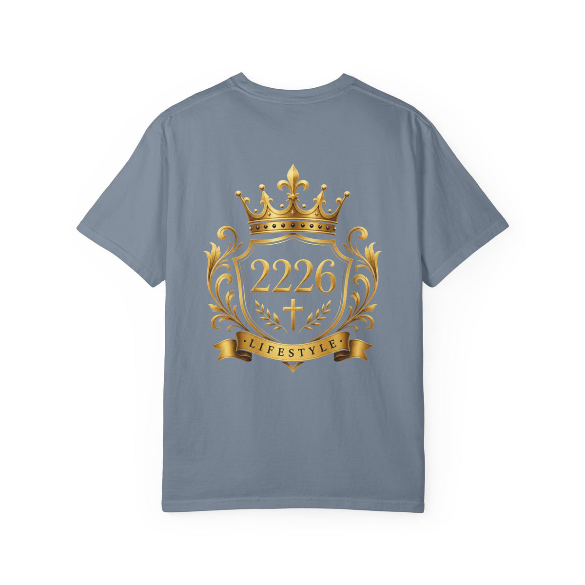 Royal Crest 2226 T-Shirt — Gold Crown Emblem Tee