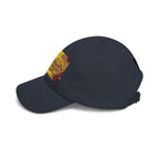 Revelation Chapter 14 Dad Cap — Vintage Gold Lettering Baseball Hat