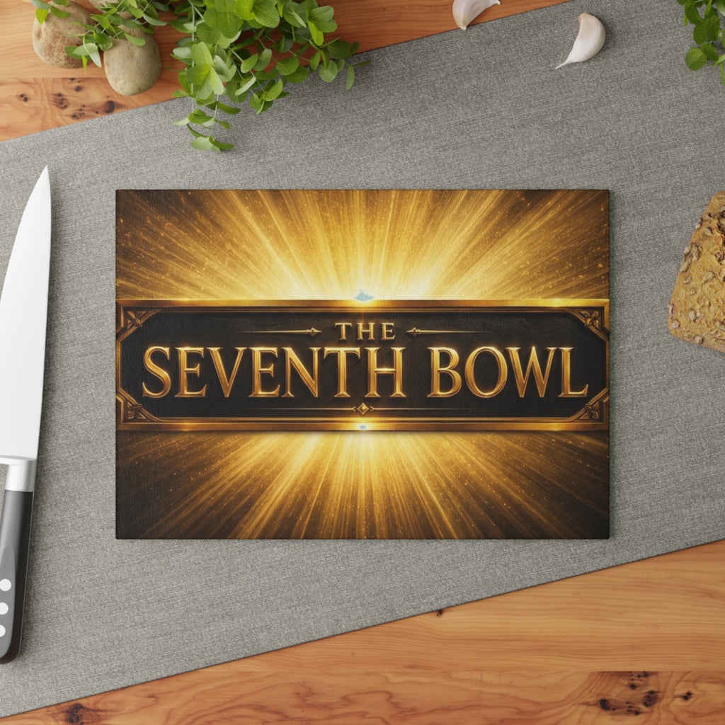 The Seventh Bowl Glass Cutting Board – Decorative Tempered Glass Chopping Board