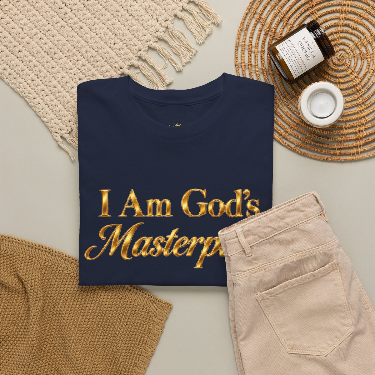 I Am God's Masterpiece Tee — Psalm 139:14 Christian Faith T-Shirt