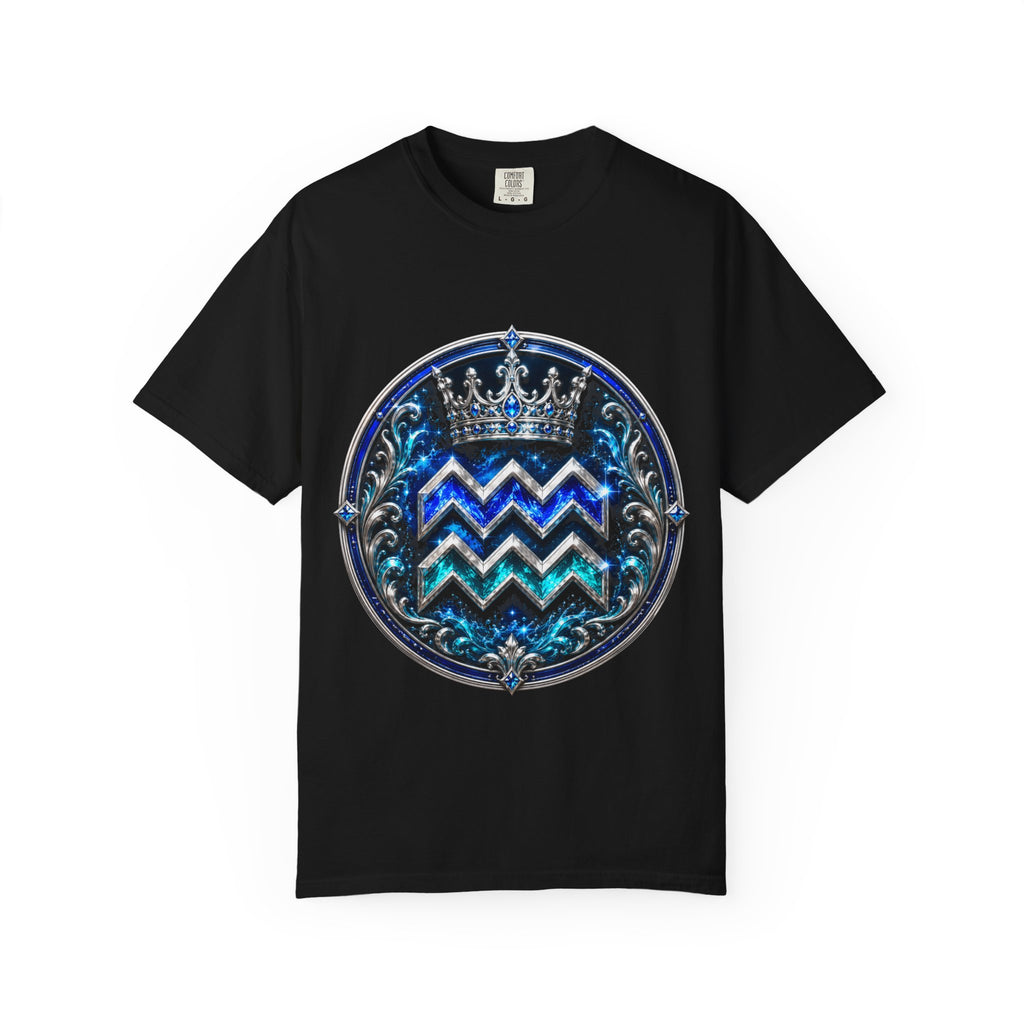 Aquarius Zodiac T-Shirt – Mystical Water Bearer Astrology Tee
