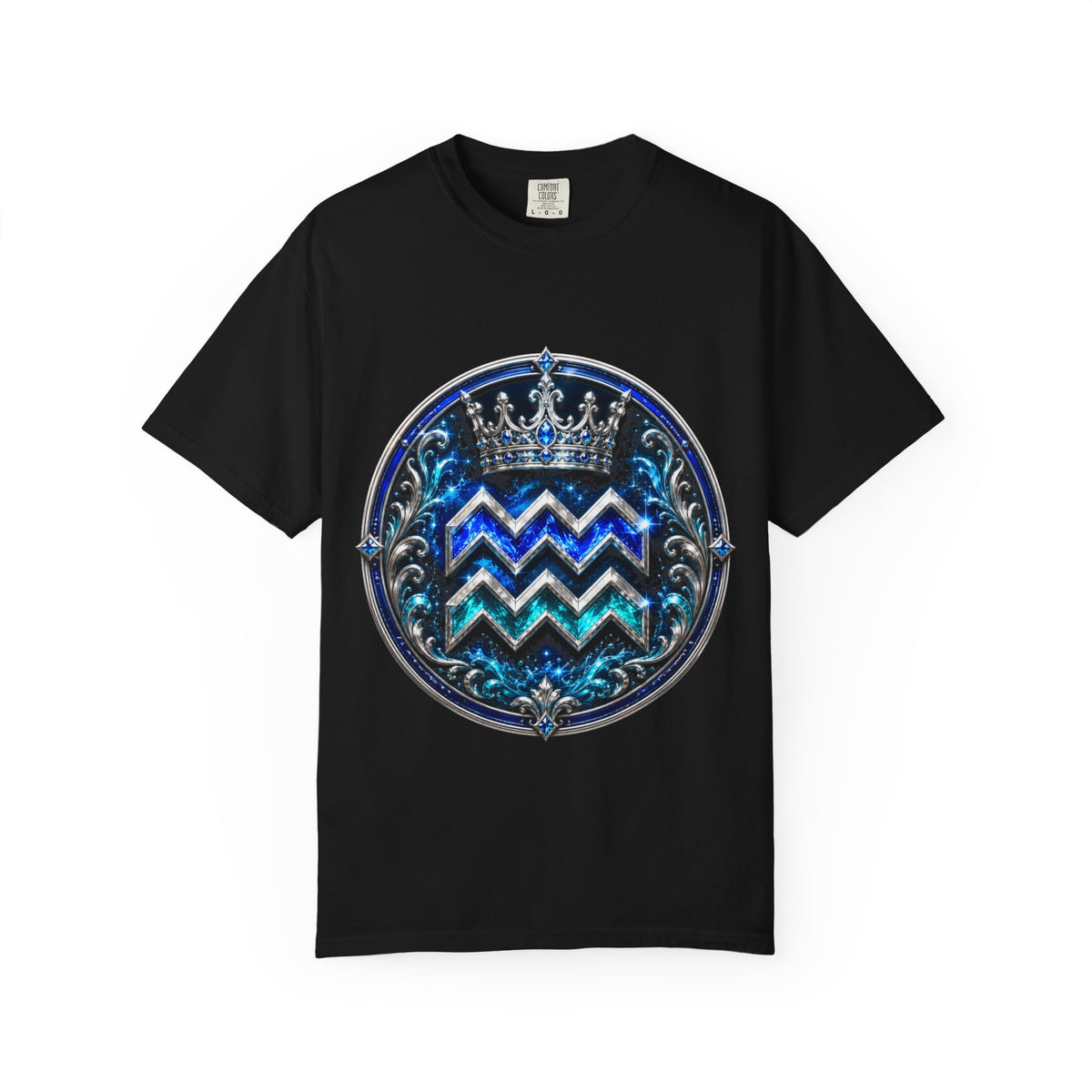 Aquarius Zodiac T-Shirt – Mystical Water Bearer Astrology Tee