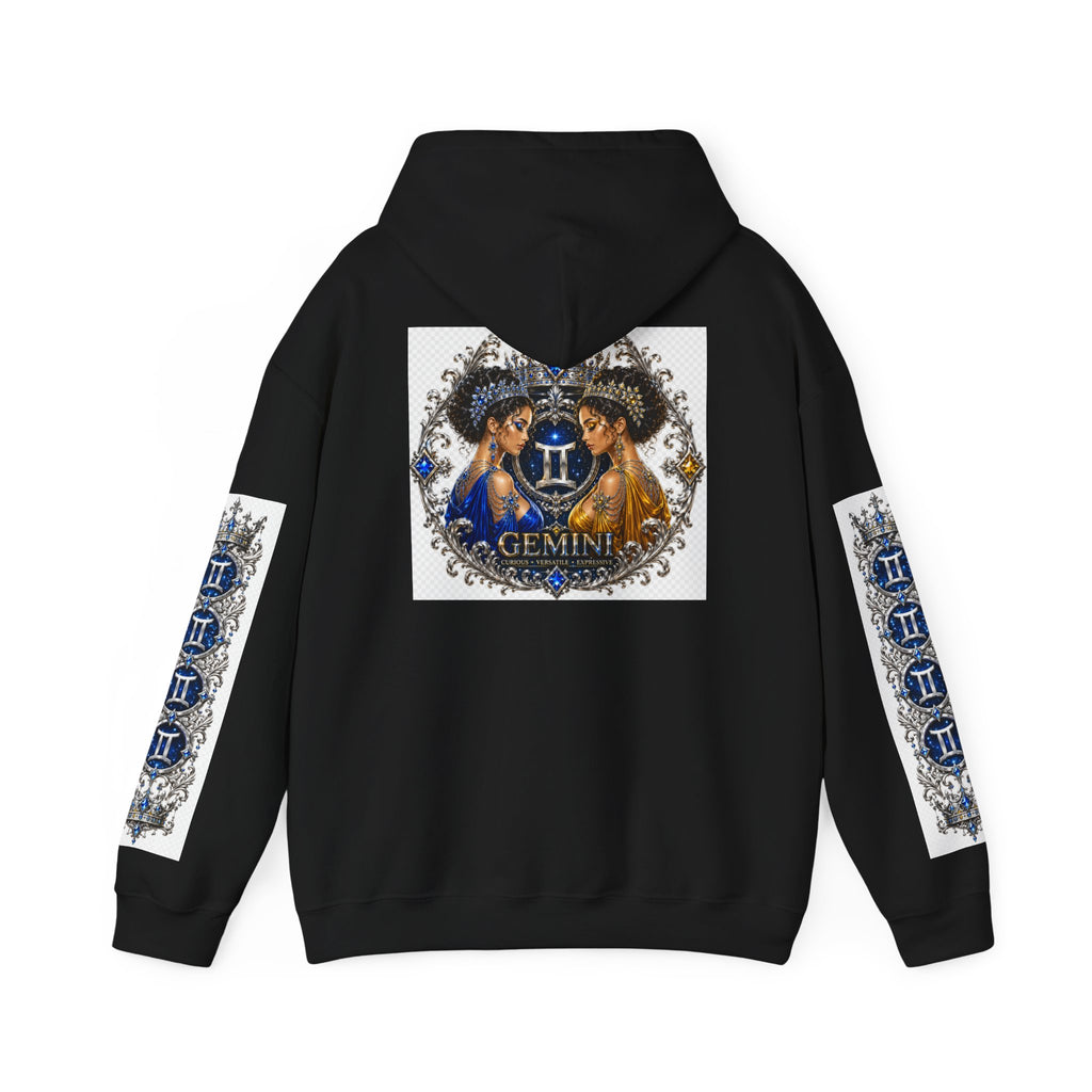Gemini Zodiac Hoodie — Twin Stars Astrological Sweatshirt