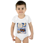 Infant Bodysuit - 'Welcome Home Baby' Sleepy Moon & Clouds Memorial Onesie