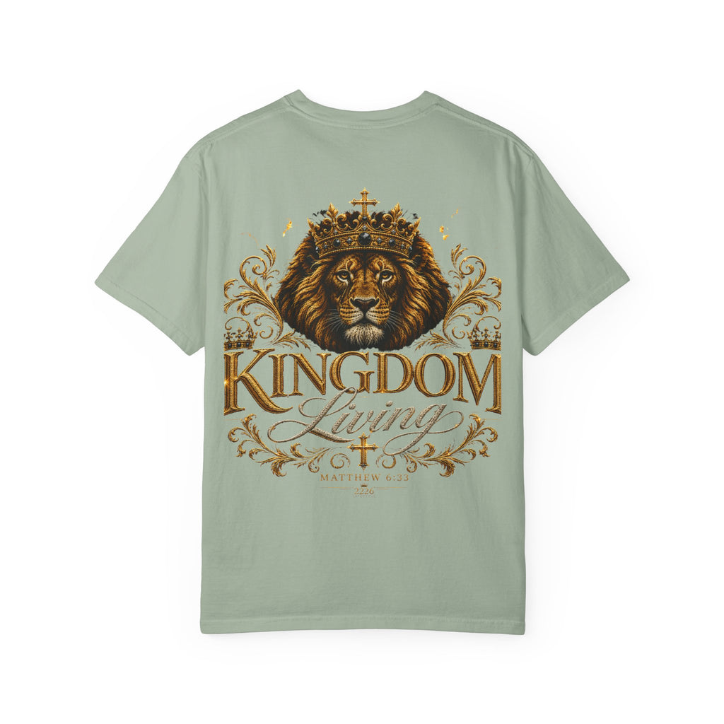 Kingdom Living Lion T-Shirt — "Speak Life" Christian Faith Graphic Tee