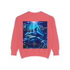 Pisces Zodiac Sweatshirt — Cosmic Blue Pisces Shark Astrological Crewneck