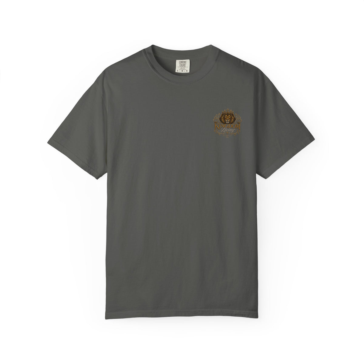 Kingdom Living Lion T-Shirt — Crowned Lion Christian Faith Tee