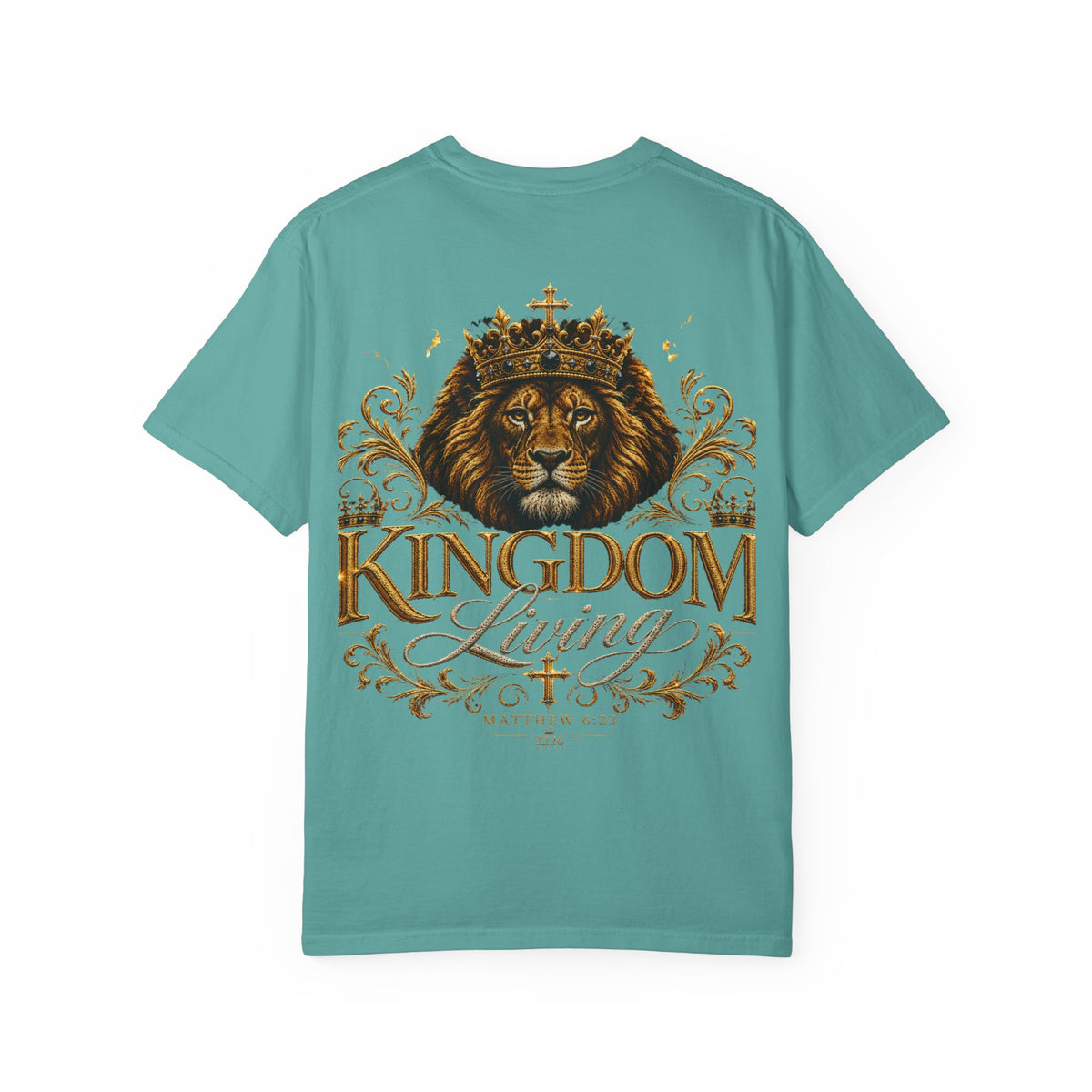 Kingdom Living Lion T-Shirt — "Speak Life" Christian Faith Graphic Tee