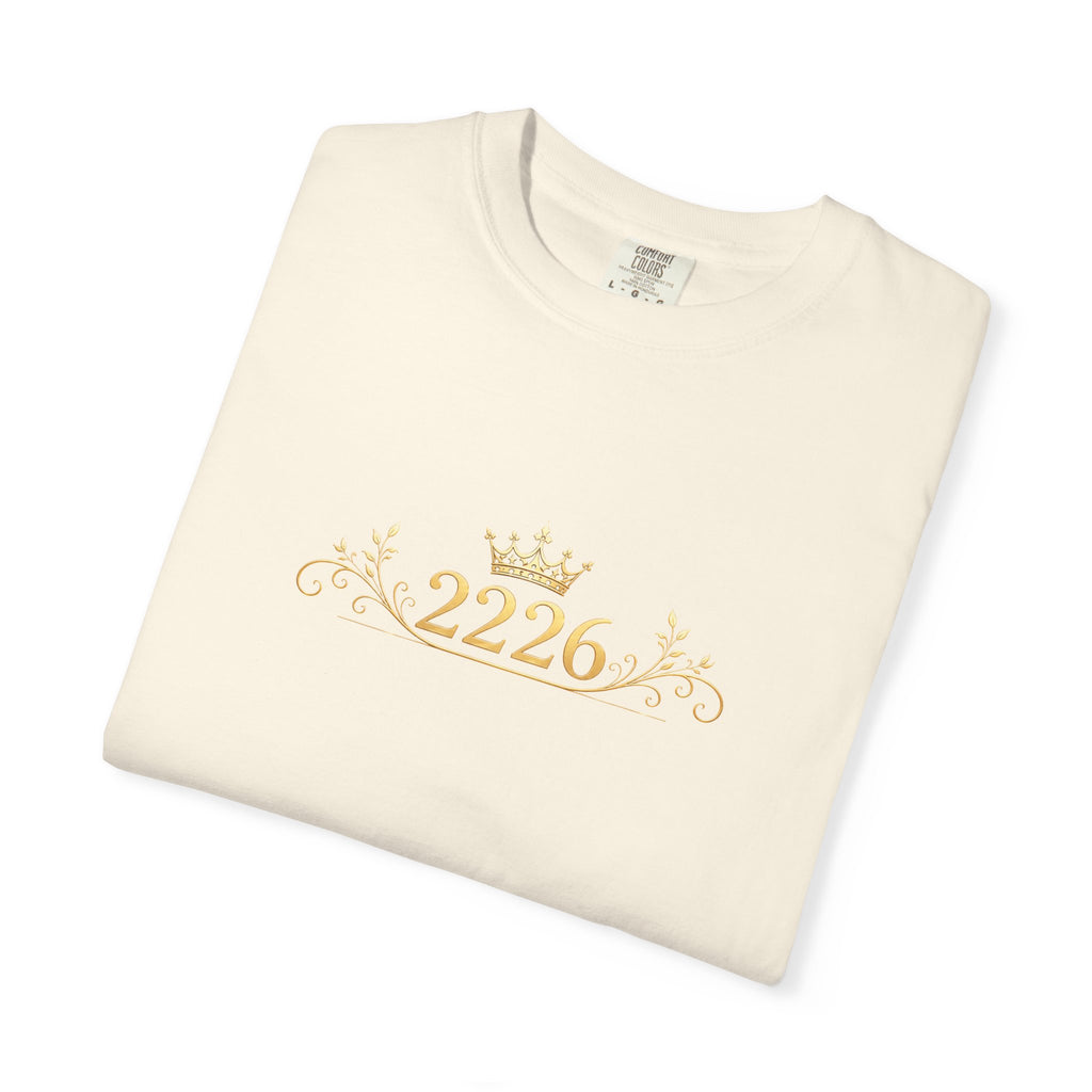 Royal Crest 2226 T-Shirt — Gold Crown Emblem Tee