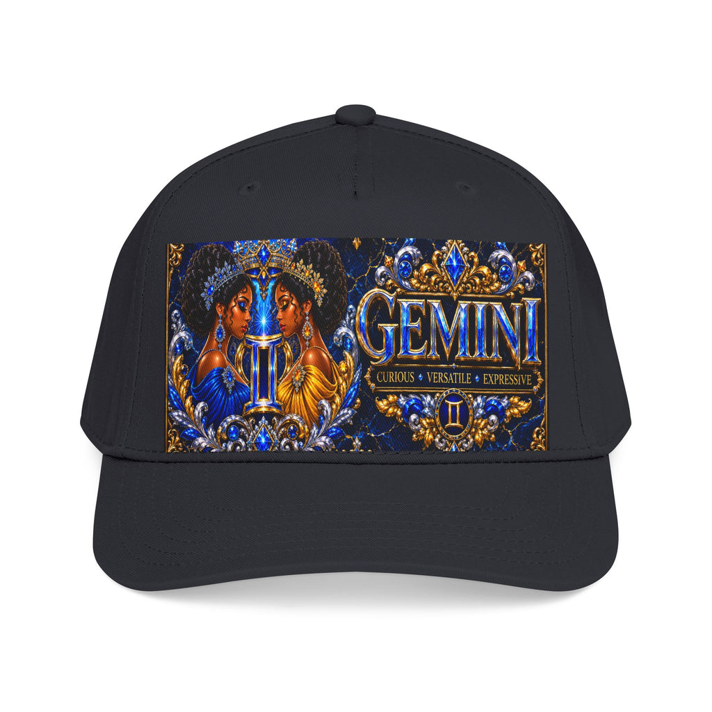 Gemini Zodiac Baseball Cap – Twin Stars Astrology Hat with Gemini Text
