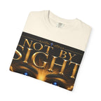 Not By Sight / Walk By Faith T‑Shirt — Christian Faith Graphic Tee