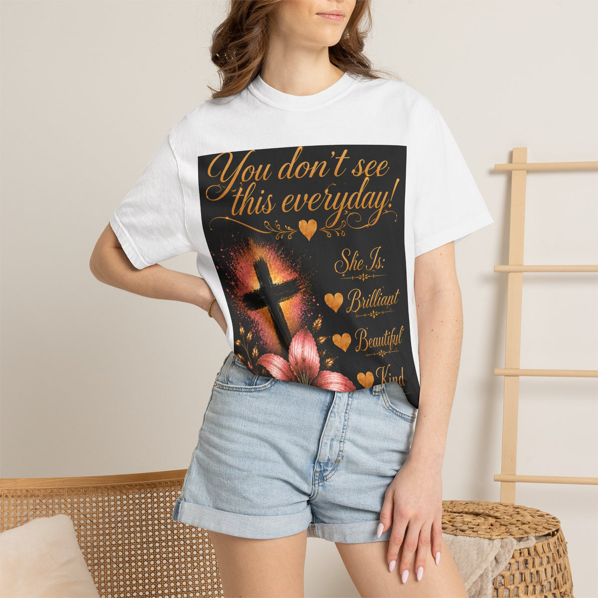 Religious T-Shirt — "You Don't See This Everyday" / Kingdom Living Lion Tee