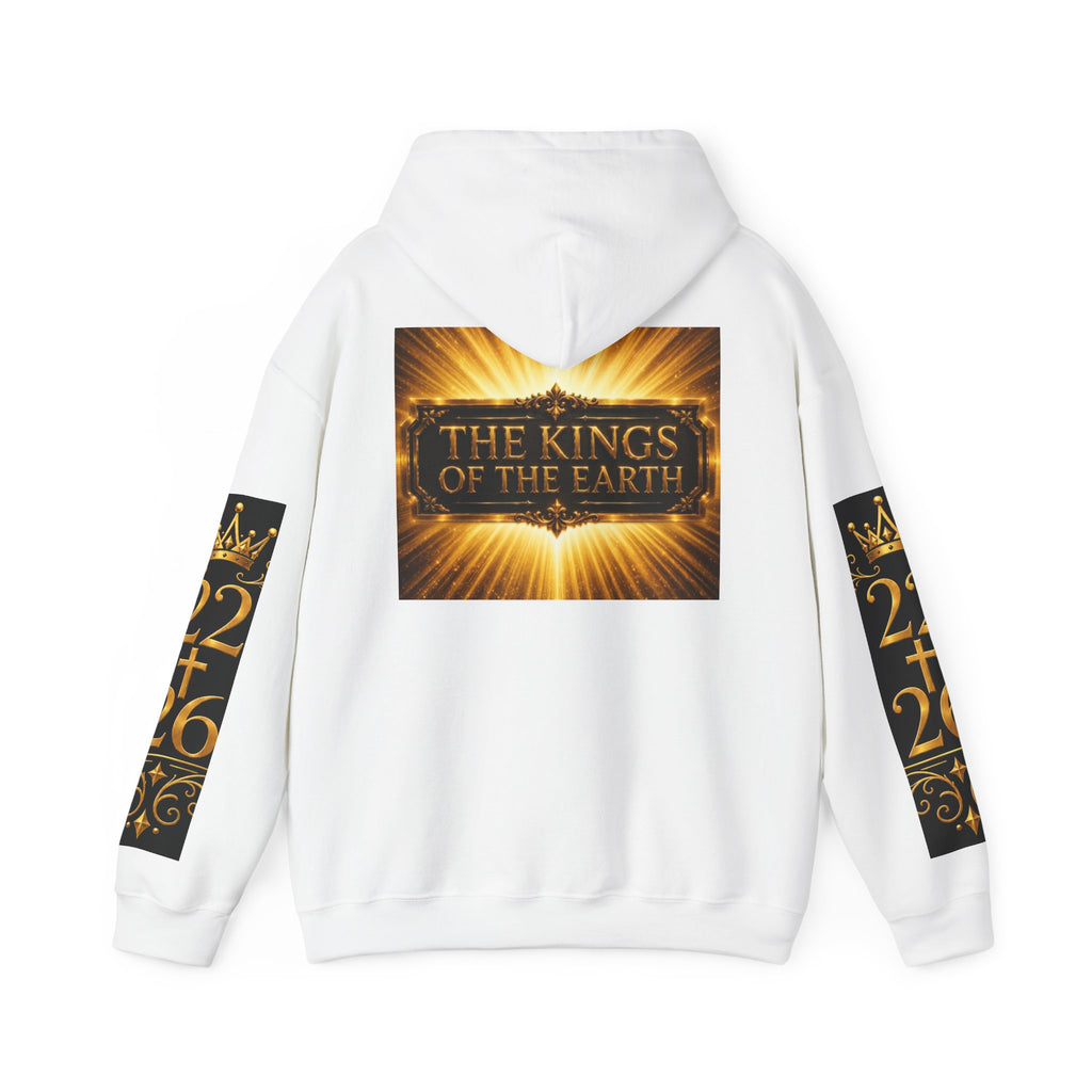The Kings of the Earth Hoodie — Gold Radiant Graphic Sweatshirt
