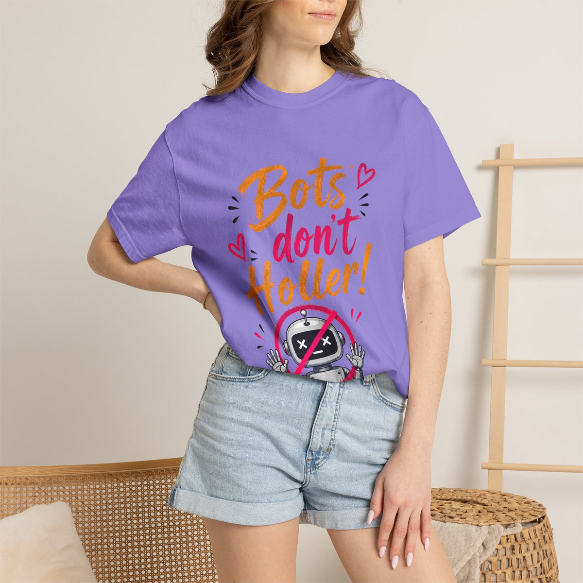 Bots Don't Holler! I Do T-Shirt — Funny Customer Service Representative Tee