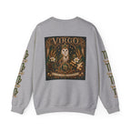 Virgo Zodiac Crewneck Sweatshirt — Owl Virgo Astrology Sweatshirt