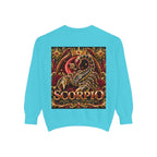 Scorpio Zodiac Sweatshirt — Regal Gold Scorpion Astrological Crewneck