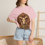 Aries Ram Zodiac T-Shirt — Bold Gold Astrology Tee