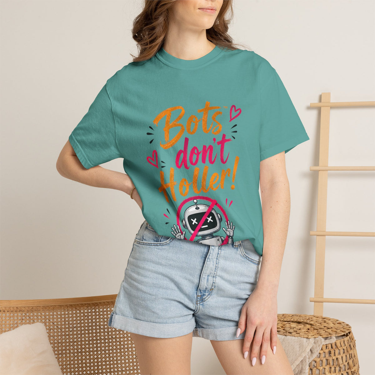 Bots Don't Holler! I Do T-Shirt — Funny Customer Service Representative Tee