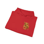 Taurus King Hip-Hop Hoodie — Bold Red Zodiac Graphic Pullover for Astrology Lovers
