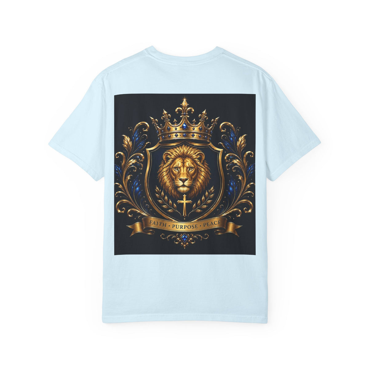 Lion Crest T-Shirt — Golden Crown 2226 Design