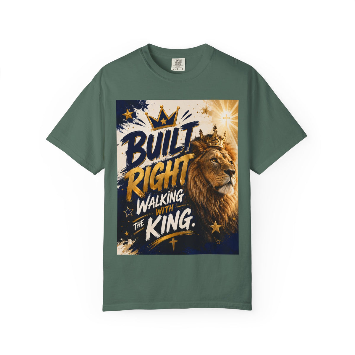 Built Right Walking With The King T‑Shirt