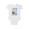 Baby Bodysuit — "God's Little Angel" Sleeping Moon Design