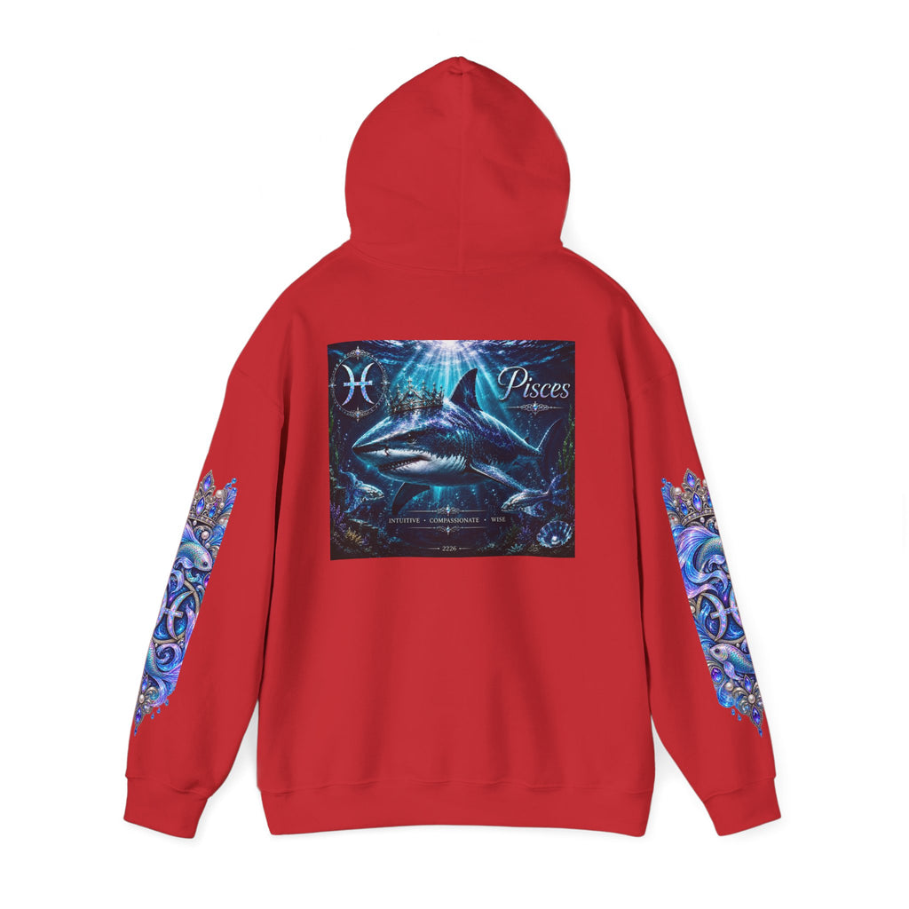 Pisces Hoodie - Astrological Pisces Fish Zodiac Graphic Sweatshirt