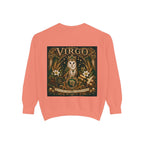Virgo Zodiac Sweatshirt — Virgo Goddess & Owl Astrology Crewneck