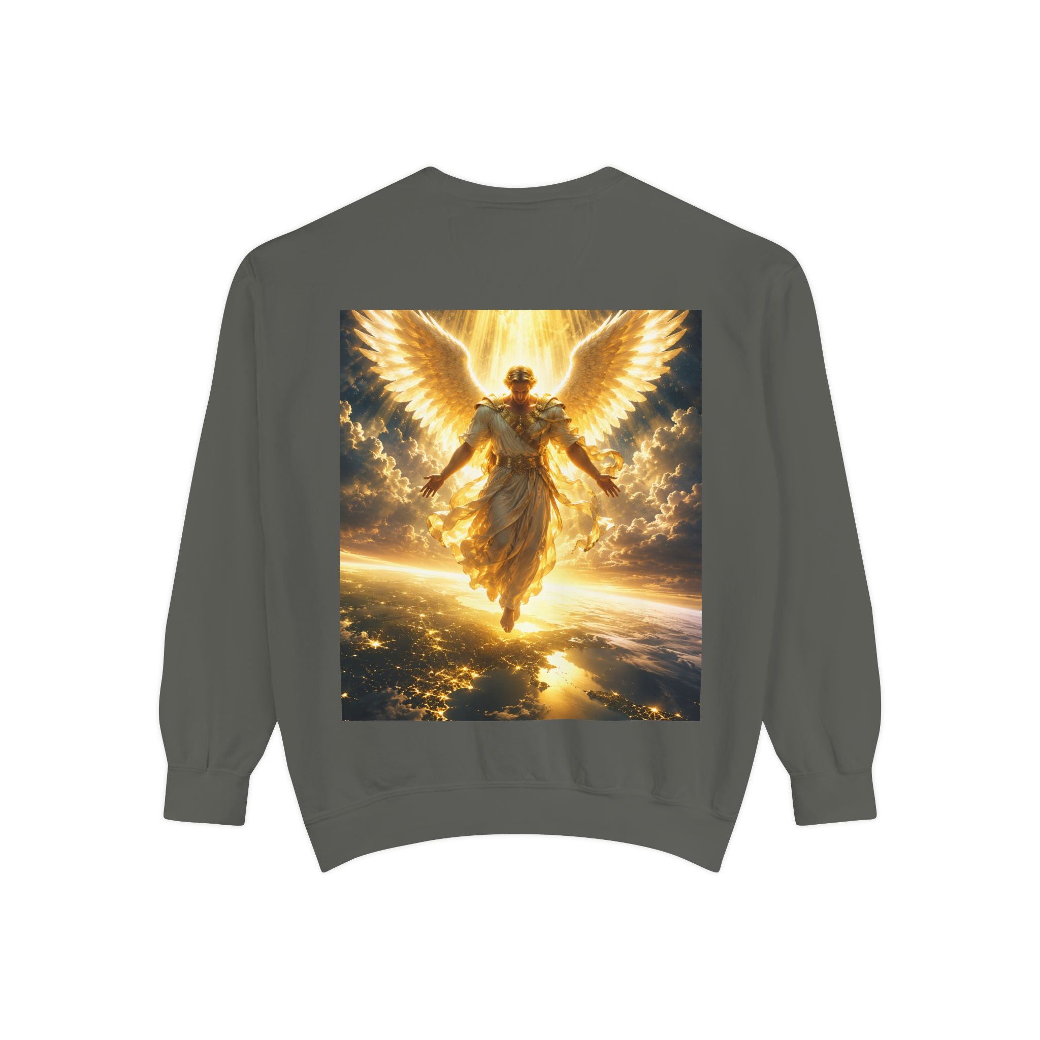 Revelation Chapter 18 Sweatshirt - Angelic Apocalyptic Graphic Crewneck