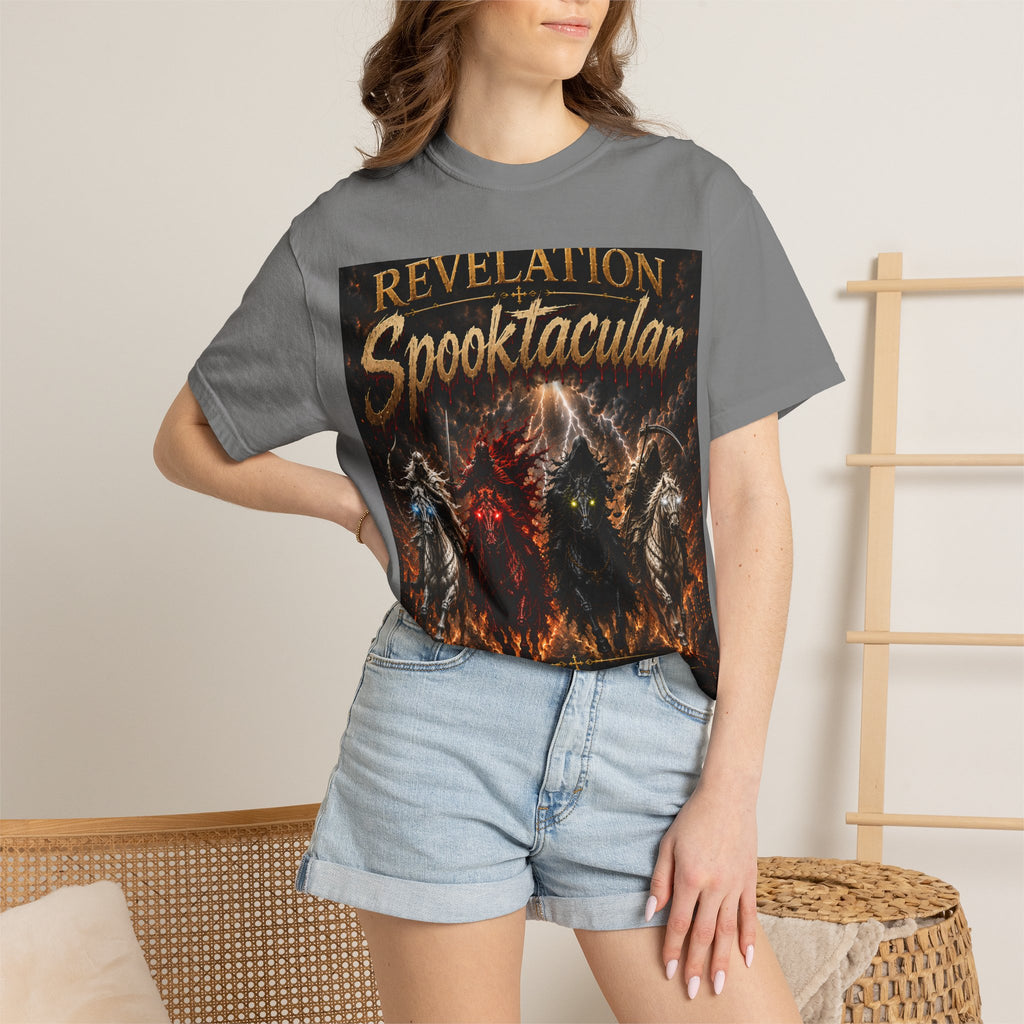 Revelation Spooktacular T-Shirt — Four Horsemen Graphic Tee (Revelation 6)