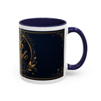 Accent Coffee Mug — '2226 Lifestyle' Gold Crown Decorative Coffee Mug