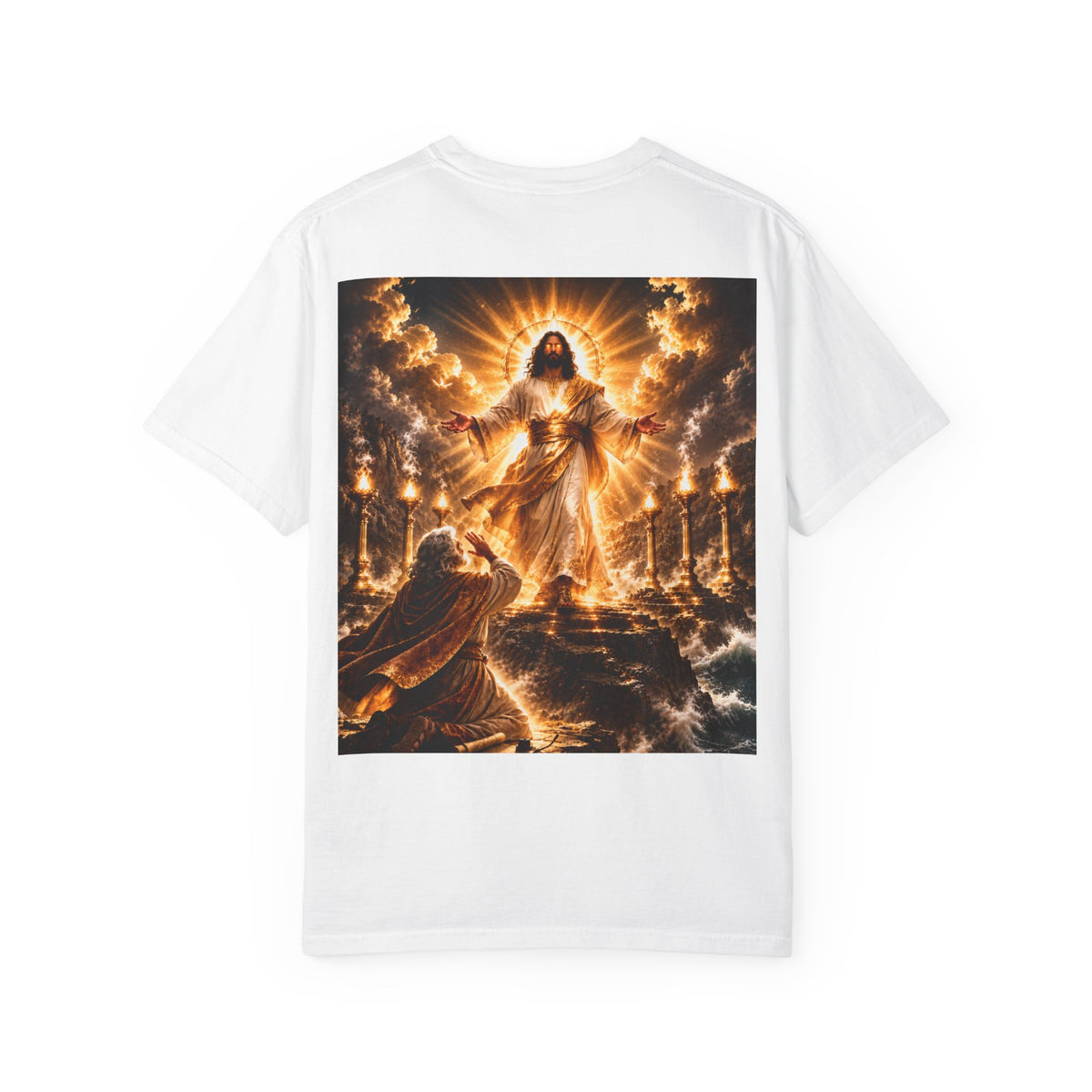 Revelation Chapter 1 T-Shirt — Glorious Jesus Radiant Christian Graphic Tee
