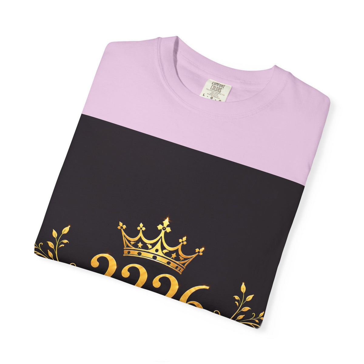 Lion Crest T-Shirt — Golden Crown 2226 Design