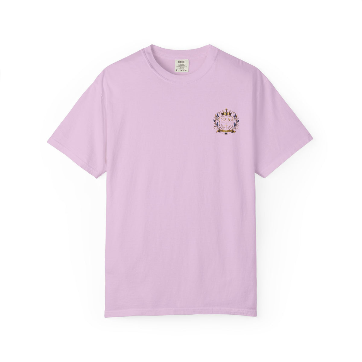 2226 Lifestyle Crest T-Shirt — Royal Crown Faith Emblem