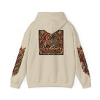 Scorpio Zodiac Hoodie — Ornate Crowned Scorpio Graphic Hooded Sweatshirt
